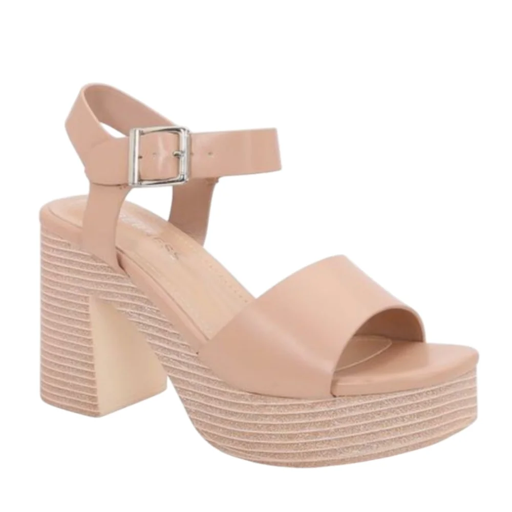 Berness Women's Platform Chunky Block Heel Sandals size 10 Dollcore Glamour Femi